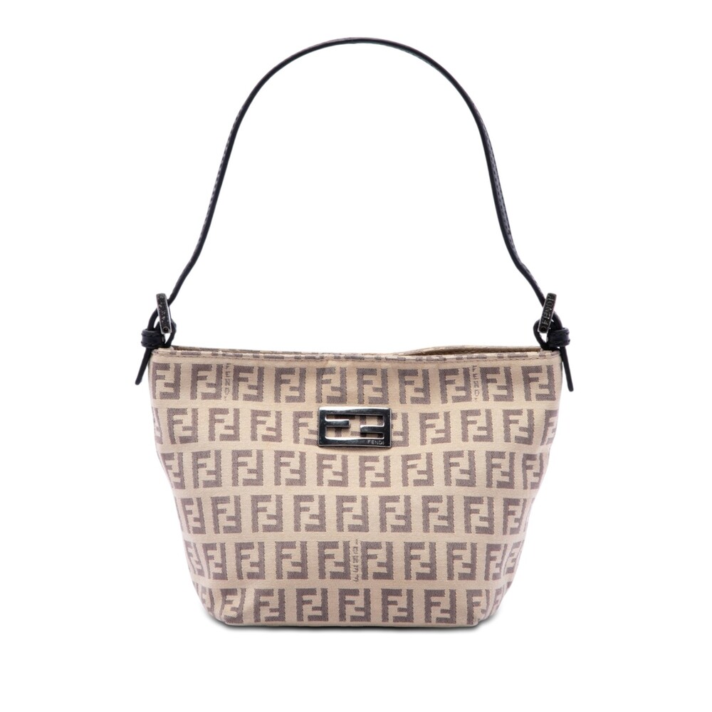 Fendi Zucchino Canvas Handbag Pre-Loved #337058F66B
